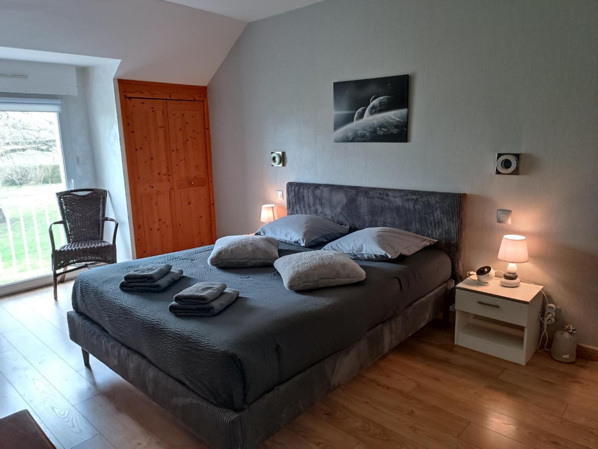 คาเฟคูเอไบรซ์ Bed & Breakfast Guipry-Messac ภายนอก รูปภาพ